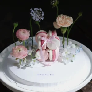 Macaron Garden Cake